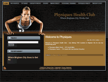 Tablet Screenshot of physiqueshealthclub.com